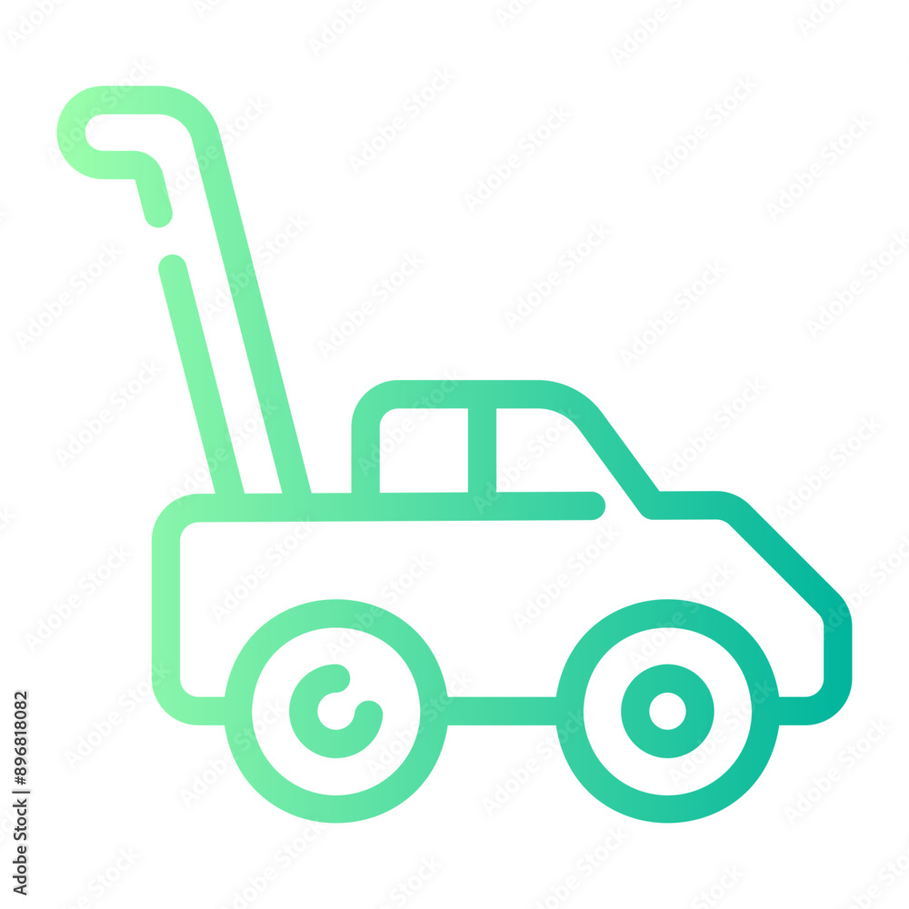 Obraz premium lawn Line Gradient Icon