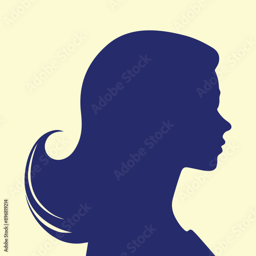 Woman silhouette vector
