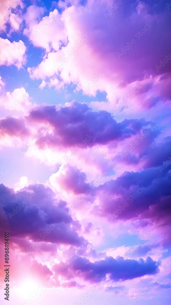 Evening Calm: Clouds in a Pastel Sunset Sky - Time-lapse - made with Generative AI Evening Calm: Clouds in a Pastel Sunset Sky - Time-lapse - made with Generative AI
