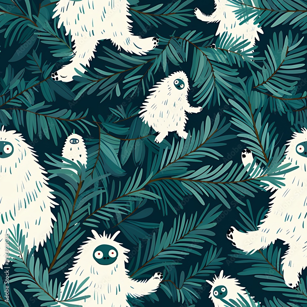 seamless pattern with christmas trees seamless pattern with christmas trees