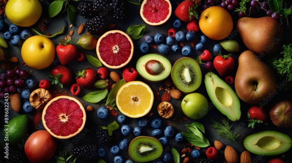 Vibrant Fruit and Veggie Feast Vibrant Fruit and Veggie Feast