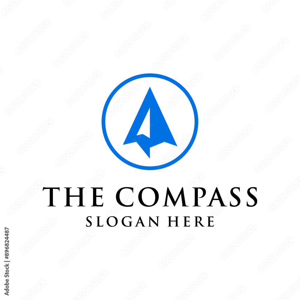 modern simple clean compass concept modern simple clean compass concept