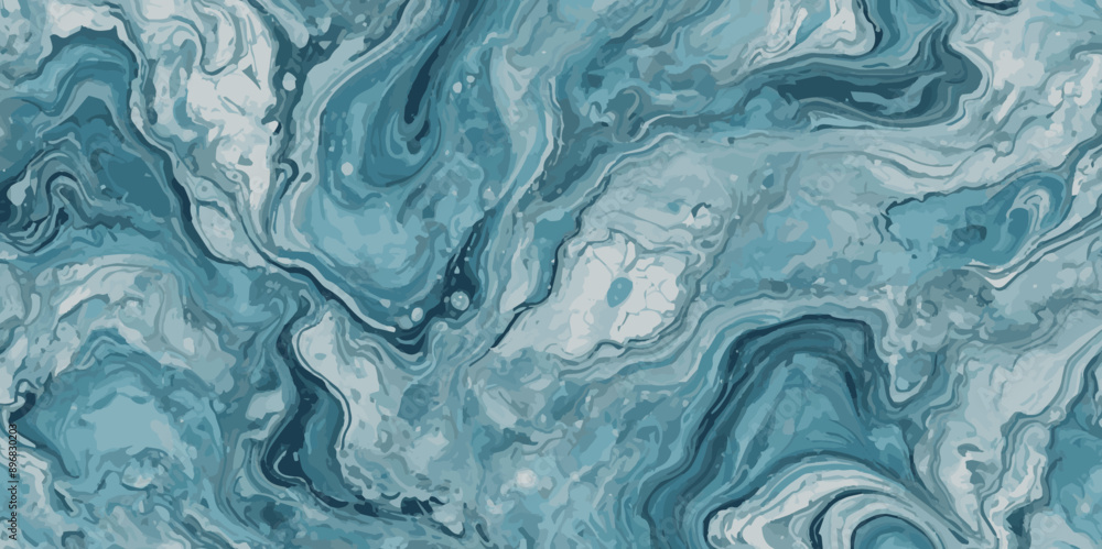 Silver and blue wavy sea ocean marble texture background. Silver and blue wavy sea ocean marble texture background.
