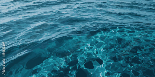 Blue ocean wave background. Blue and white water ocean background.