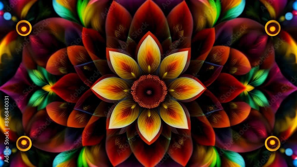 Abstract background with floral ornament Abstract background with floral ornament