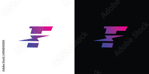 The Fast logo design is modern and unique