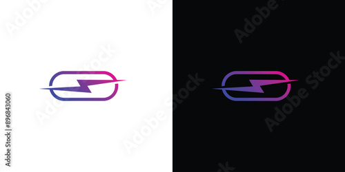 Modern and unique energy box logo design