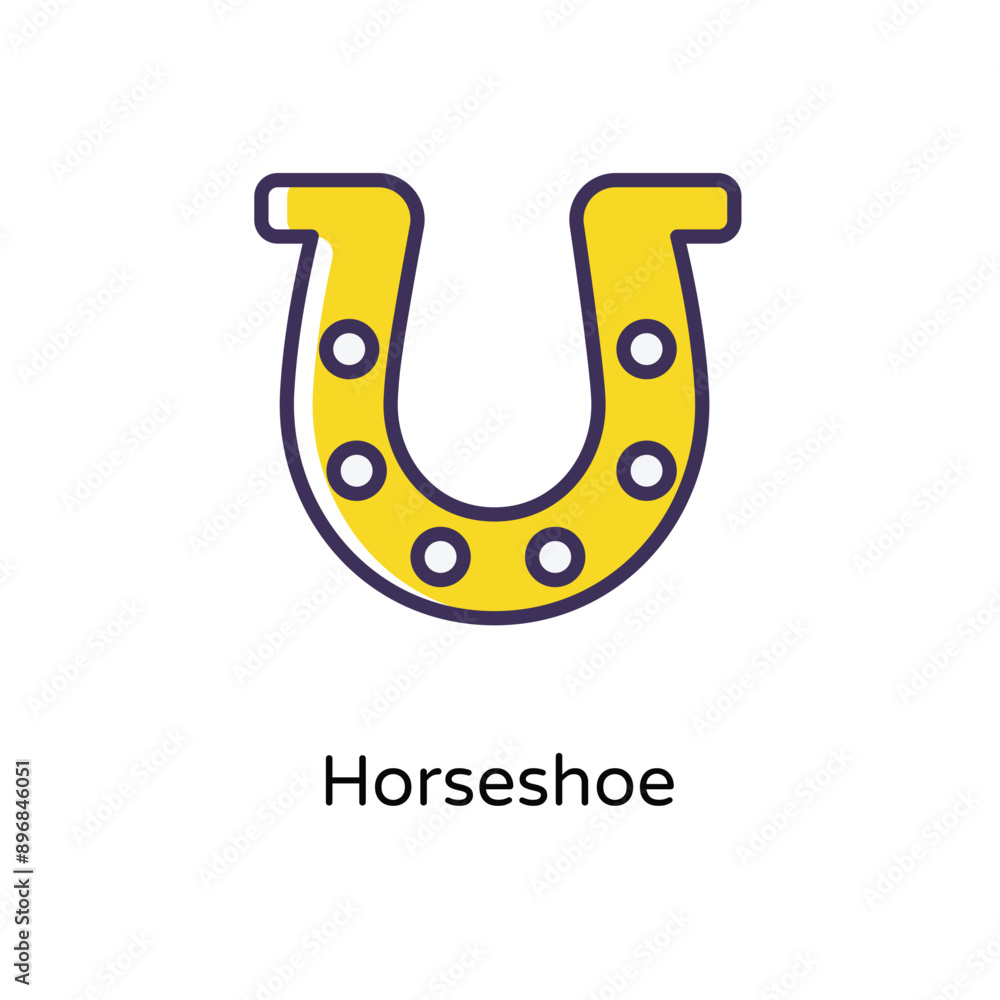 Horseshoe vector icon