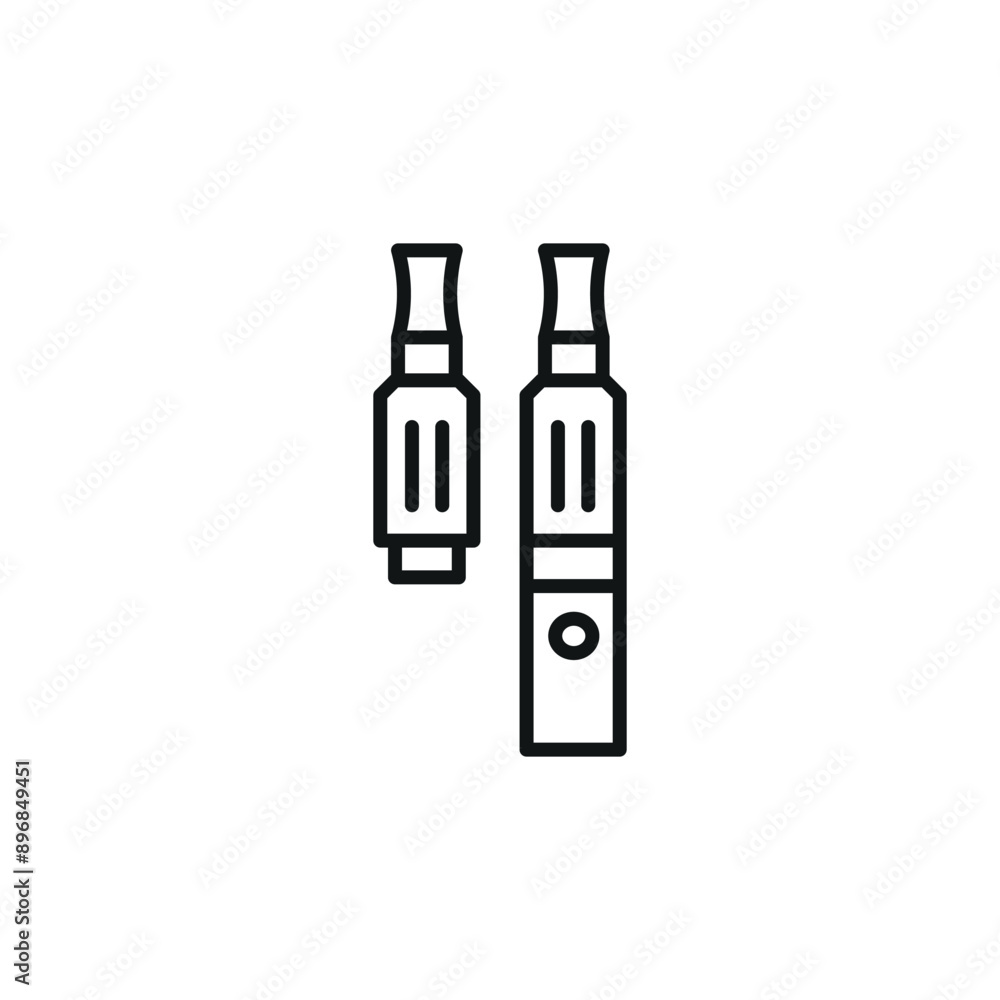 Vape pen and cartridge icons. Simple vape pen and cartridge icons for social media, app, and web design. Vector illustration. Vape pen and cartridge icons. Simple vape pen and cartridge icons for social media, app, and web design. Vector illustration.