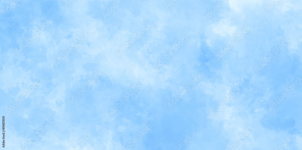 Abstract background with panorama of blue sky and white cloud nature design. horizon spring morning sky with clouds background. hand painted watercolor shades sky clouds. Abstract background with panorama of blue sky and white cloud nature design. horizon spring morning sky with clouds background. hand painted watercolor shades sky clouds.