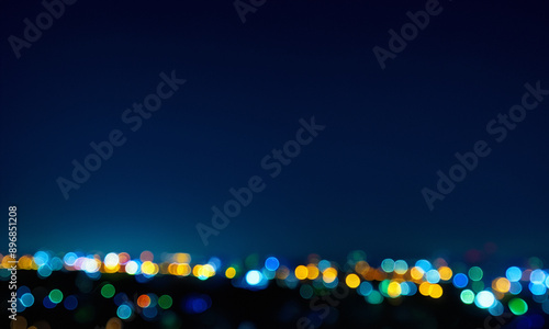 abstract outfocused city background with bokeh photo