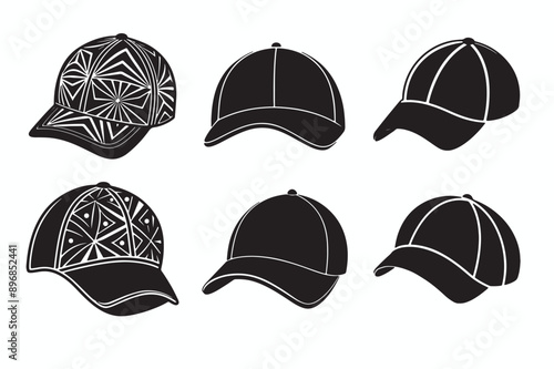 set of hats and caps
