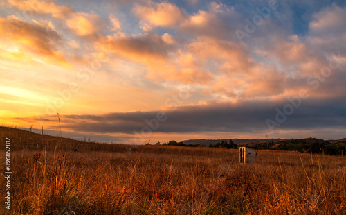 Sunset and clouds