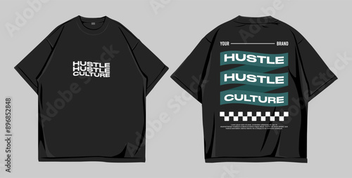 Design t shirt oversize  hust...