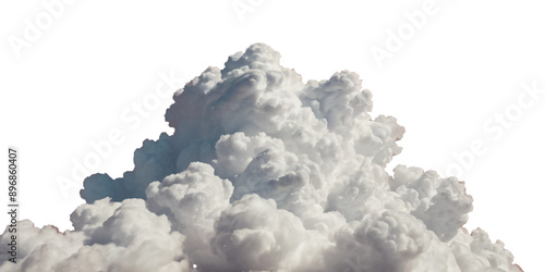 Vector soft clean fluffy clouds shapes cutout clean cumulus cloudscape cut out specials fog on transparent background.