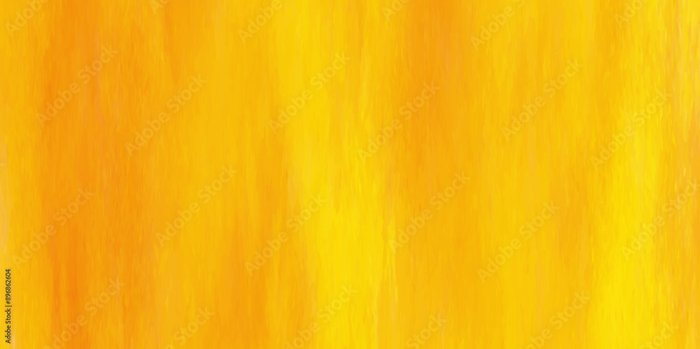 Fototapeta premium Abstract decorative and bright orange or yellow background with paint,Grunge splash watercolor texture background,Ochre Sheet. Purple Abstract Gold. Plain Layout. Orange Design. 