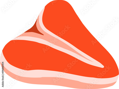 Hand drawn doodle vector illustration of Meat and Steak | Culinary food poster menu book template Icon.