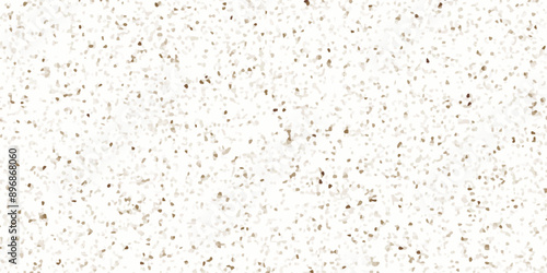 Terrazzo flooring consists of chips of marble texture. quartz surface brown, white for bathroom or kitchen countertop. brown paper texture background. rock stone marble backdrop textured illustration.