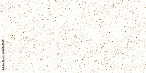 Terrazzo flooring consists of chips of marble texture. quartz surface brown, white for bathroom or kitchen countertop. brown paper texture background. rock stone marble backdrop textured illustration.