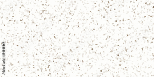 Terrazzo flooring consists of chips of marble texture. quartz surface brown, white for bathroom or kitchen countertop. brown paper texture background. rock stone marble backdrop textured illustration.