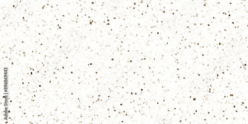 Terrazzo flooring consists of chips of marble texture. quartz surface brown, white for bathroom or kitchen countertop. brown paper texture background. rock stone marble backdrop textured illustration.