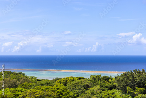 view of the sea from the sea