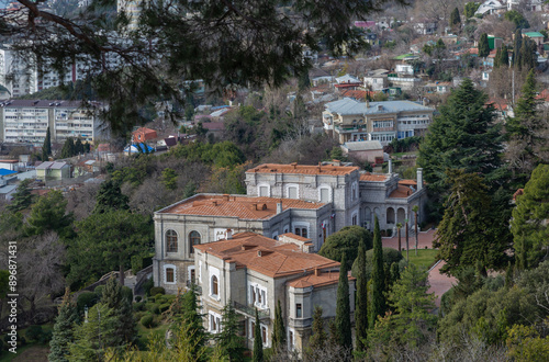 A walk through the streets and sights of the city, Simferopol, Crimea, Russia. 27.02.2024 photo