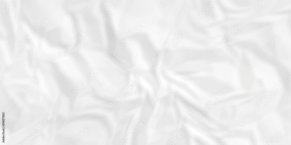 Vector white crumpled old paper background. panorama craft wrinkly paper texture background, crumpled craft ripped poster and banner. Vector white crumpled old paper background. panorama craft wrinkly paper texture background, crumpled craft ripped poster and banner.