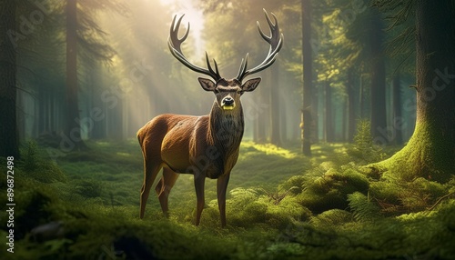 deer in the wild