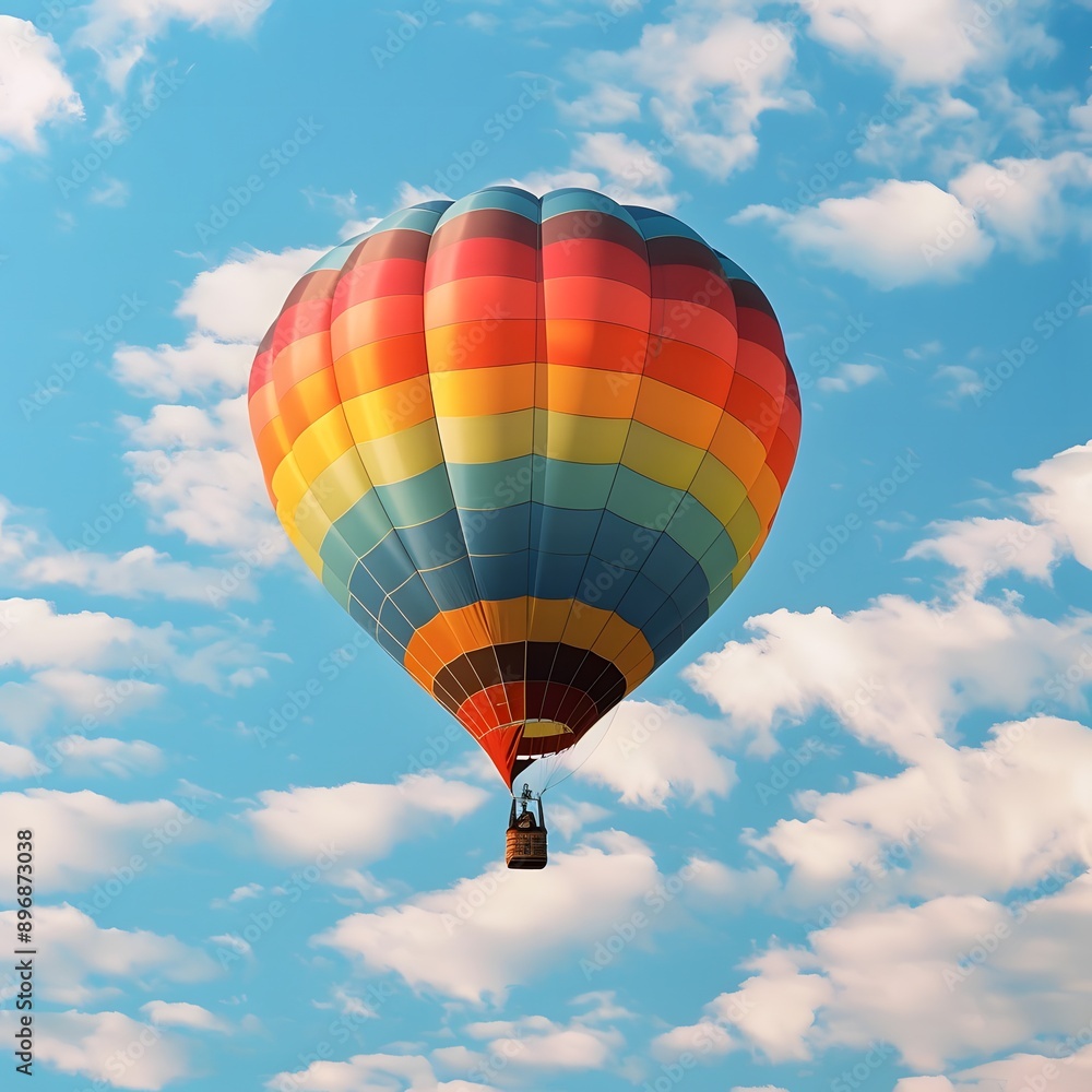 Fototapeta premium hot air balloon in sky