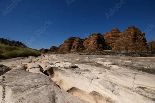 Picanniny Structure with beehive domes in the Bungle Bungle ranges (Purnululu), Western Australia photo