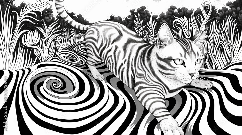 Adult colouring book page
Adult colouring book page