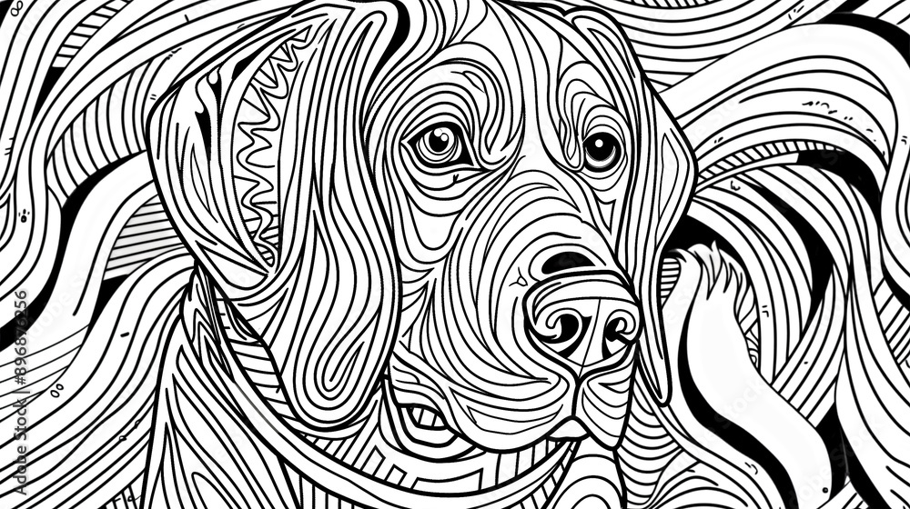 Adult colouring book page
Adult colouring book page