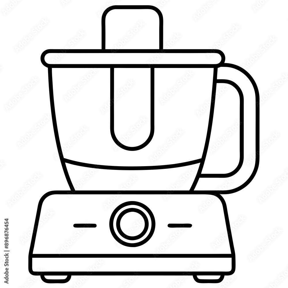 Food processor vector illustration Food processor vector illustration