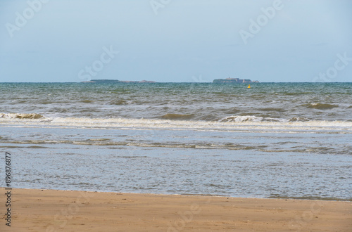 The Coastline at Utah Beach in Normandy, France