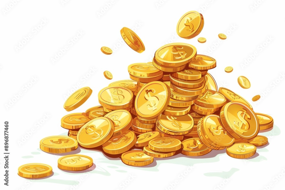 Conceptual Finance Illustration created with Generative AI Conceptual Finance Illustration created with Generative AI