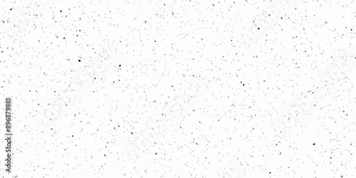 Terrazzo flooring consists of chips of marble texture. quartz surface white, black for bathroom or kitchen countertop. white paper texture background. rock stone marble backdrop textured illustration.