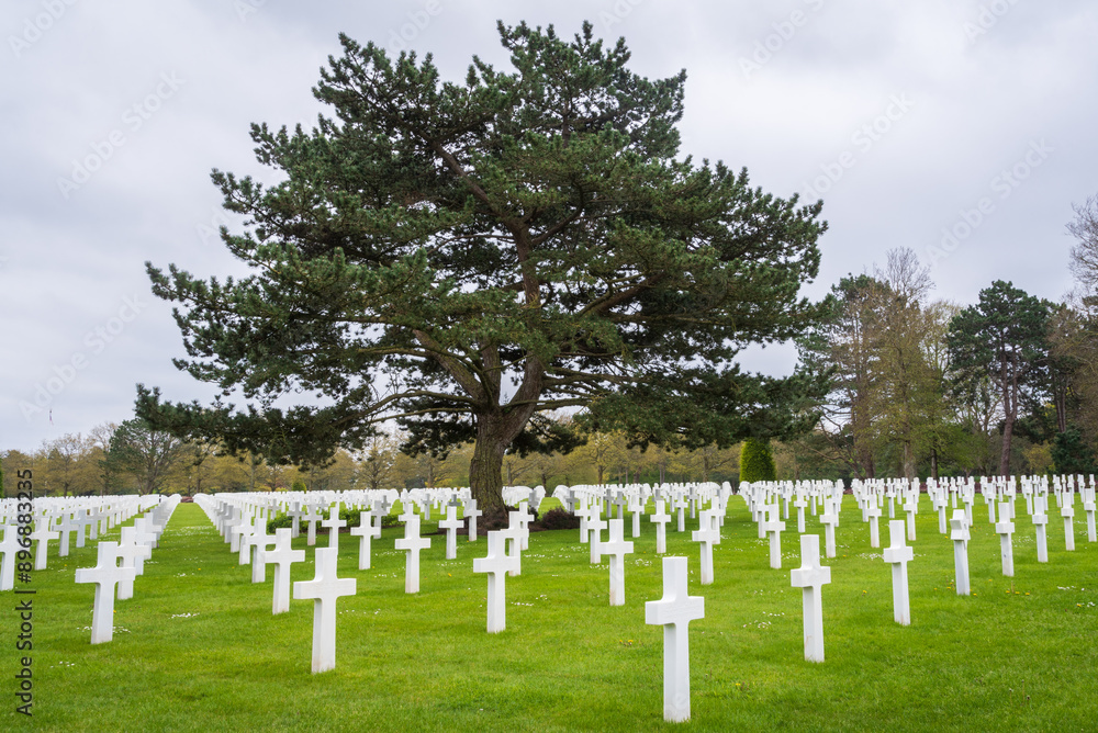Normandy American Cemetery, in Colleville-sur-Mer, France Normandy American Cemetery, in Colleville-sur-Mer, France