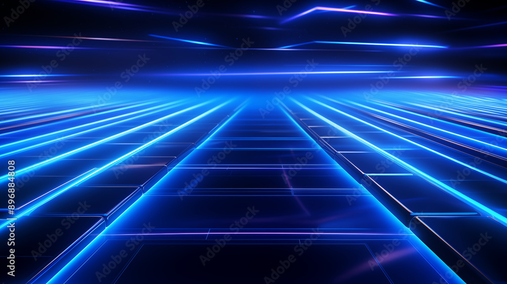 Blue Digital Circuit Background Blue Digital Circuit Background