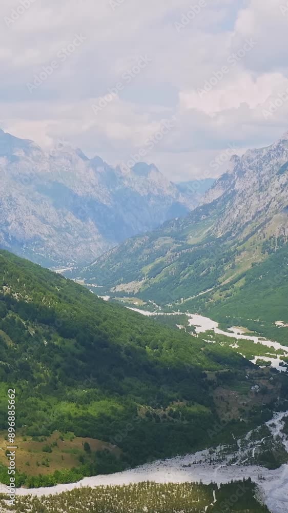 Aerial view of beautiful Albania landscape Aerial view of beautiful Albania landscape