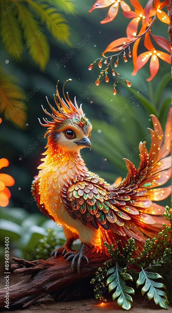 Fototapeta premium A Young Phoenix