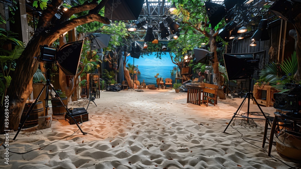 Obraz premium the film set