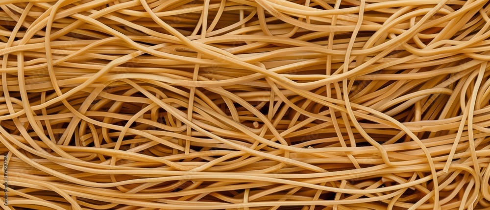 Panoramic close-up, high detail scan of rubber band texture, Generative AI Panoramic close-up, high detail scan of rubber band texture, Generative AI