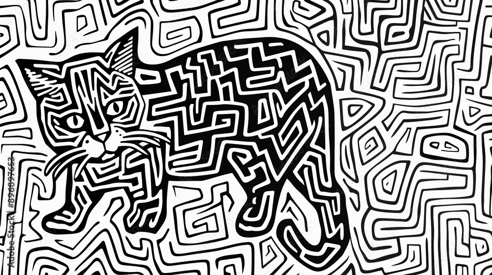 Adult colouring book page Adult colouring book page