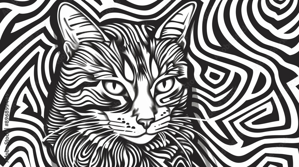 Adult colouring book page Adult colouring book page