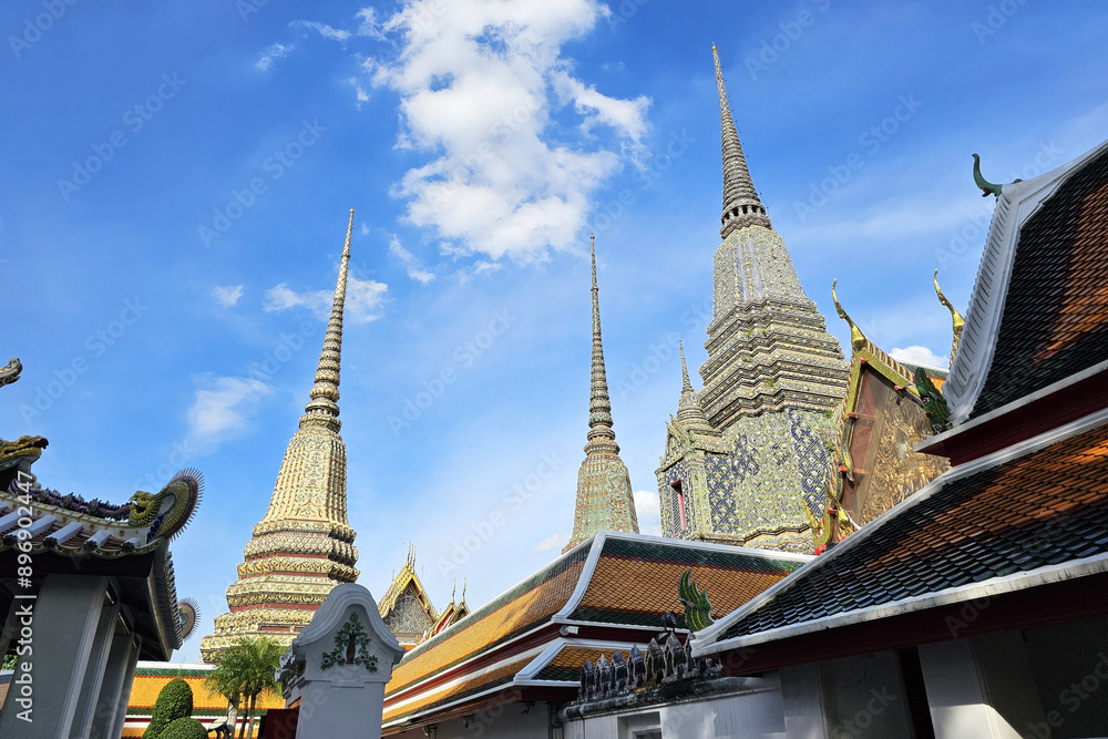 Ancient Stupa at Wat Pho Bangkok, Thailand. Ancient Stupa at Wat Pho Bangkok, Thailand.