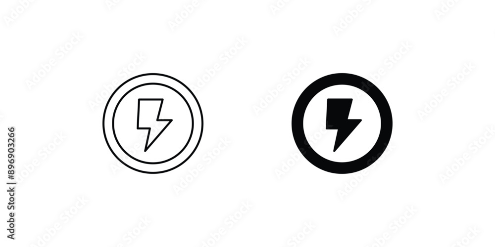 flash set icon with white background vector stock illustration flash set icon with white background vector stock illustration
