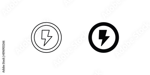 flash set icon with white background vector stock illustration