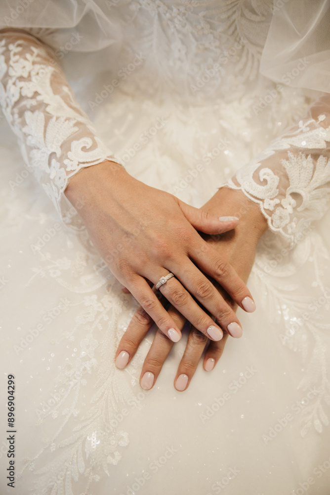 Well-groomed hands with beautiful nails Well-groomed hands with beautiful nails