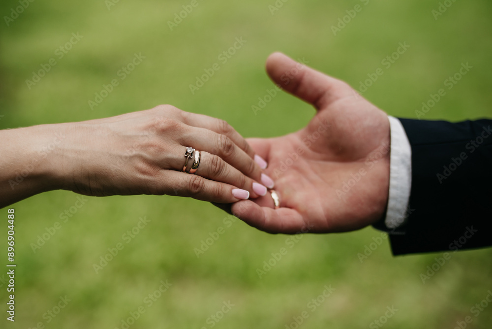 Well-groomed hands with beautiful nails Well-groomed hands with beautiful nails